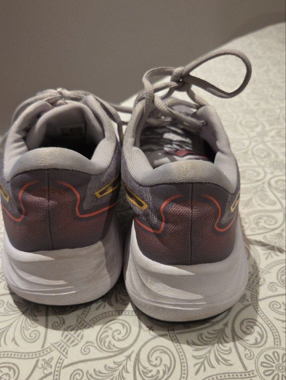 ASICS Gel Exite 9Women's Running Shoes - Lavender with Pink and Gold Accents 7.5 - Picture 3 of 6